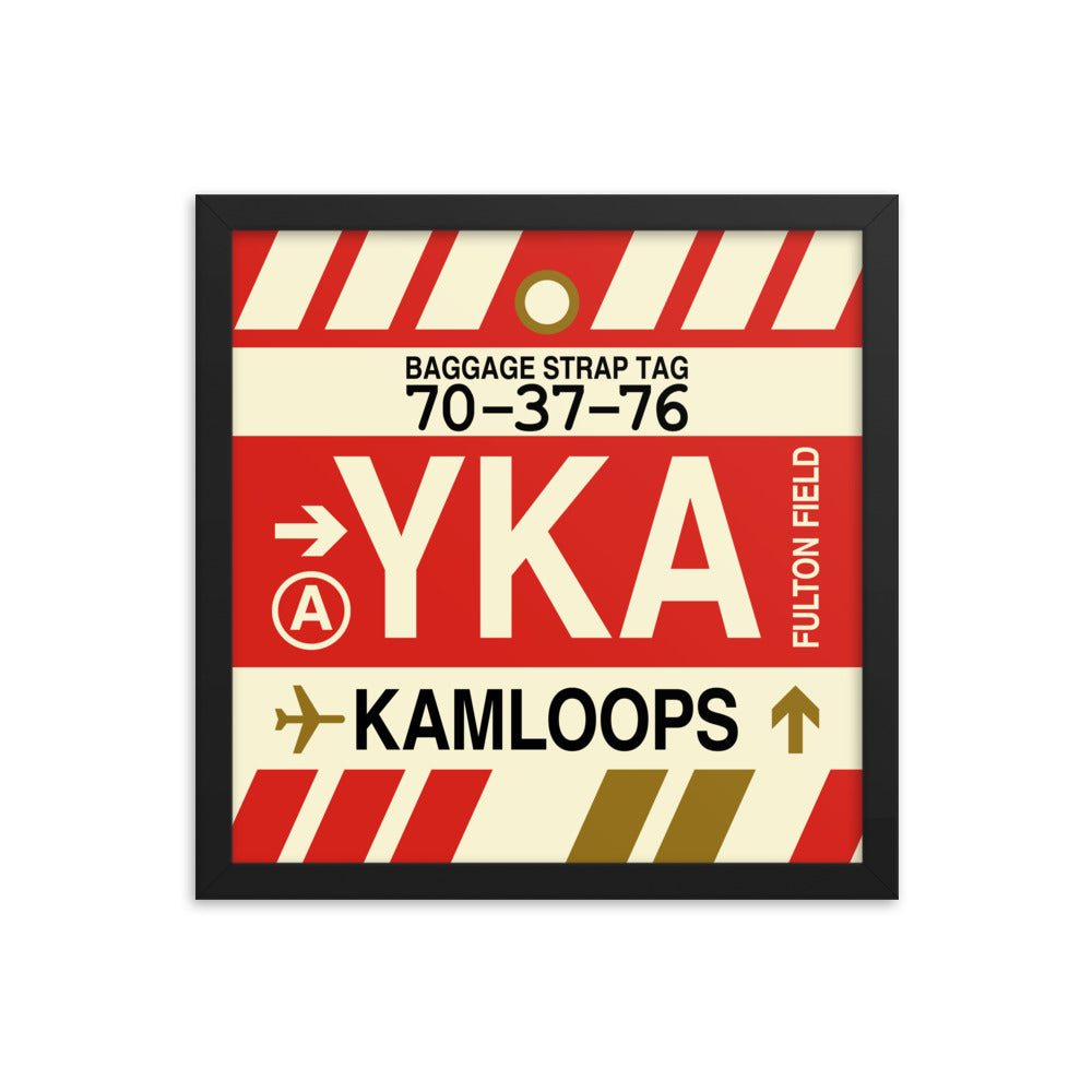 Travel-Themed Framed Print • YKA Kamloops • YHM Designs - Image 03