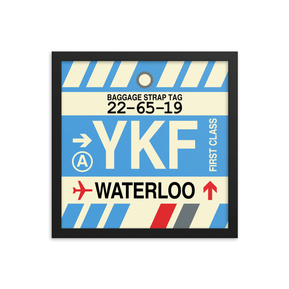 Travel-Themed Framed Print • YKF Waterloo Souvenir • YHM Designs - Image 03