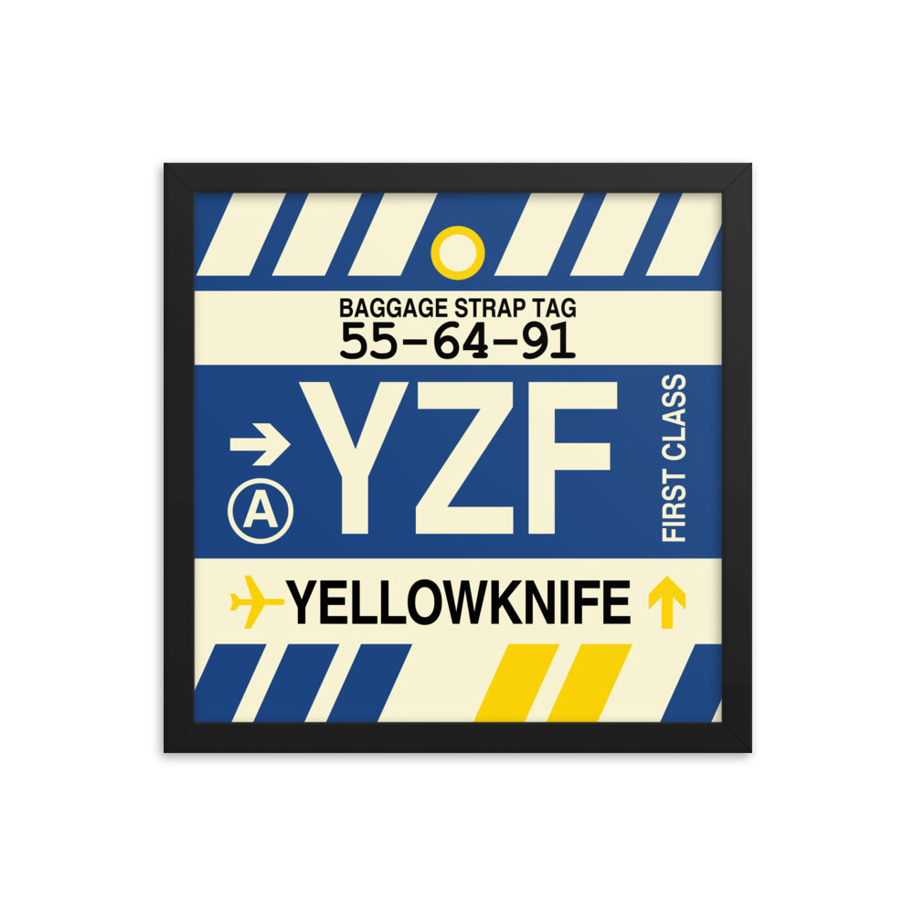 Travel-Themed Framed Print • YZF Yellowknife • YHM Designs - Image 03