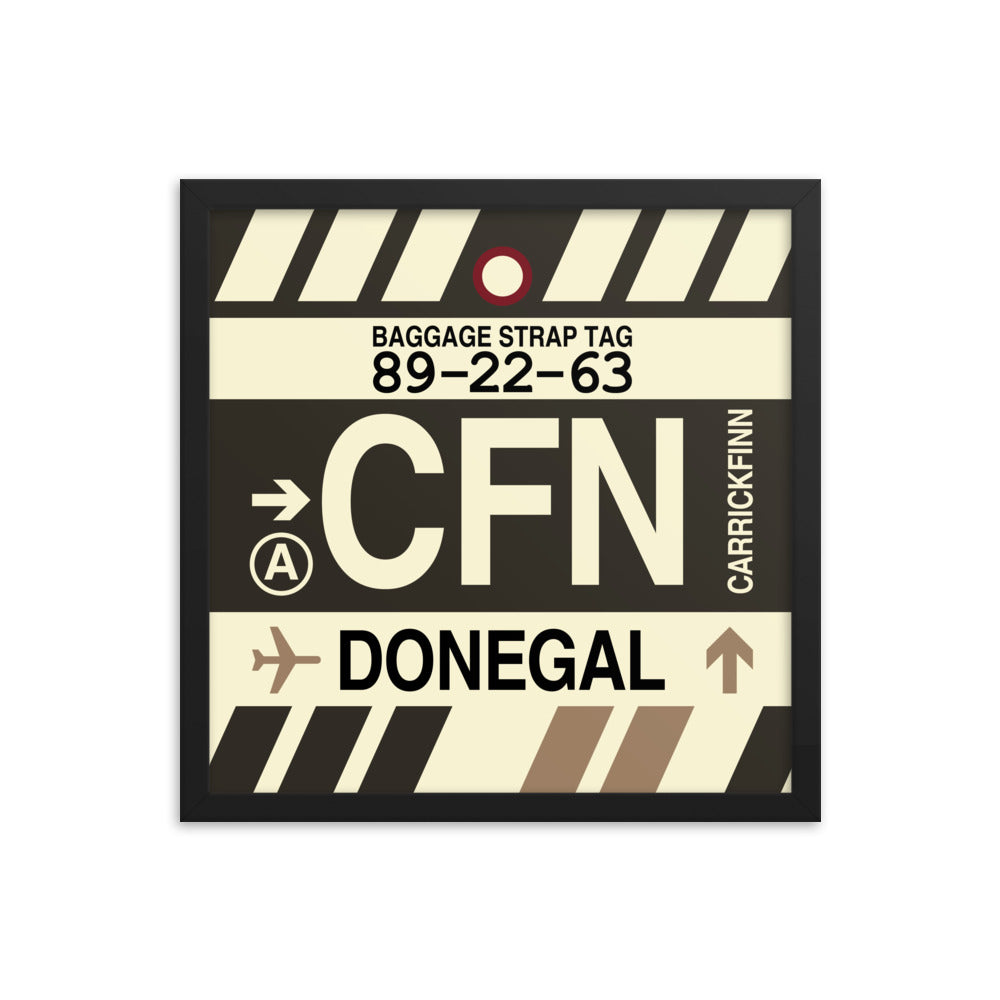 Travel-Themed Framed Print • CFN Donegal Souvenir • YHM Designs - Image 04