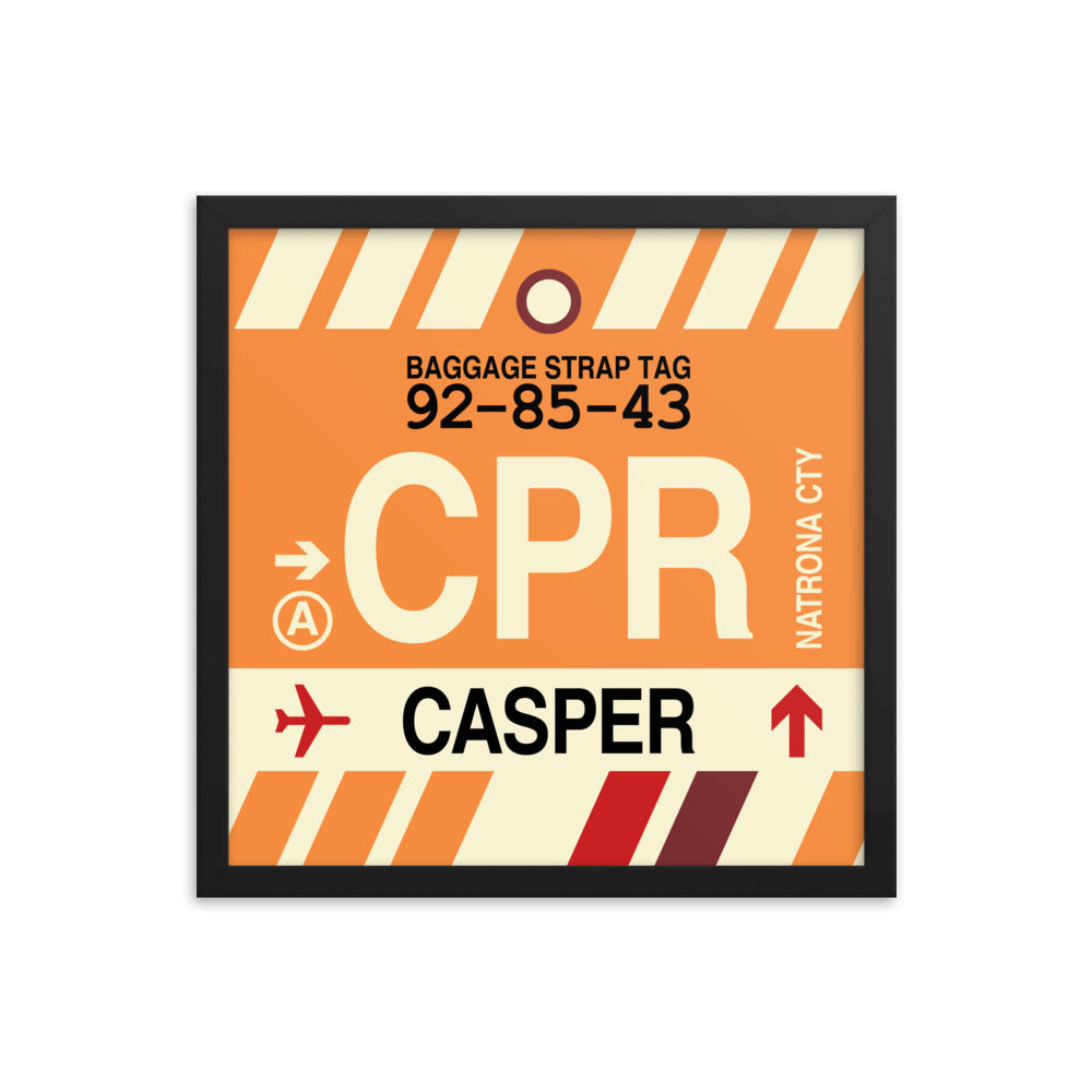 Travel-Themed Framed Print • CPR Casper Souvenir • YHM Designs - Image 04