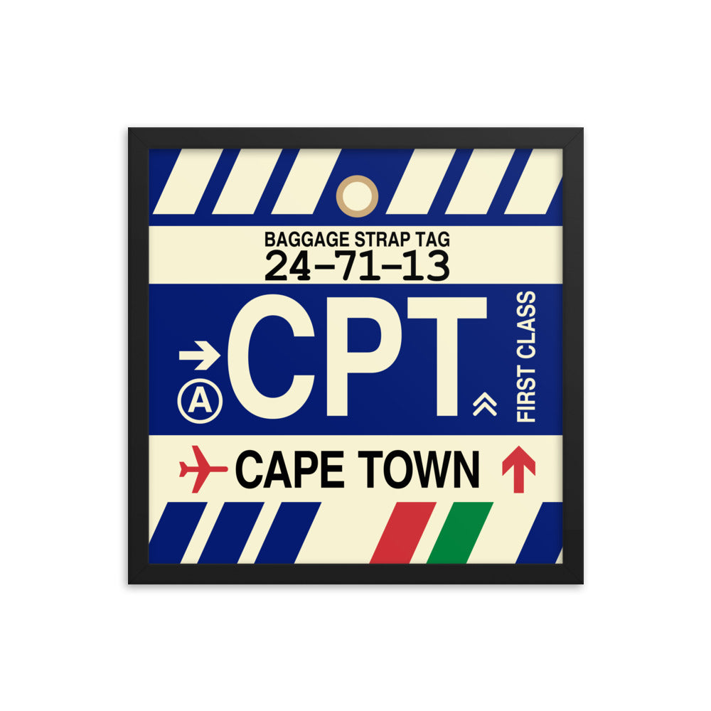 Travel-Themed Framed Print • CPT Cape Town • YHM Designs - Image 04