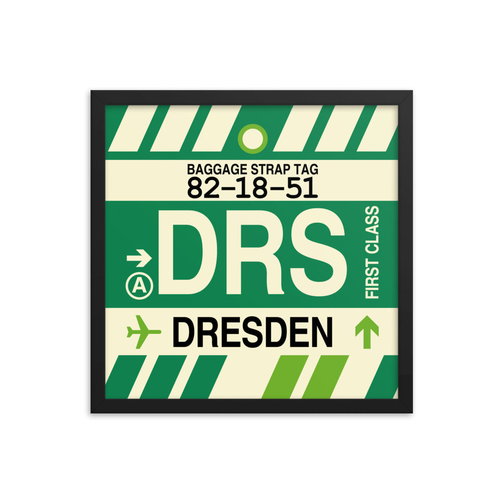 Travel-Themed Framed Print • DRS Dresden Souvenir • YHM Designs - Image 04