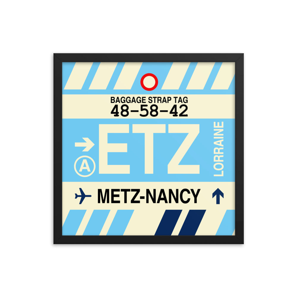 Travel-Themed Framed Print • ETZ Metz-Nancy-Lorraine • YHM Designs - Image 04