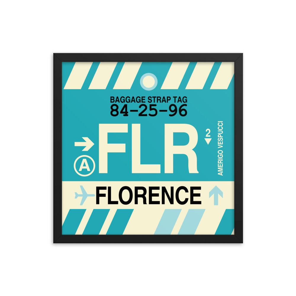 Travel-Themed Framed Print • FLR Florence Souvenir • YHM Designs - Image 04