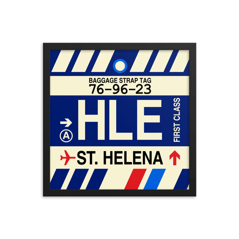 Travel-Themed Framed Print • HLE St. Helena • YHM Designs - Image 04