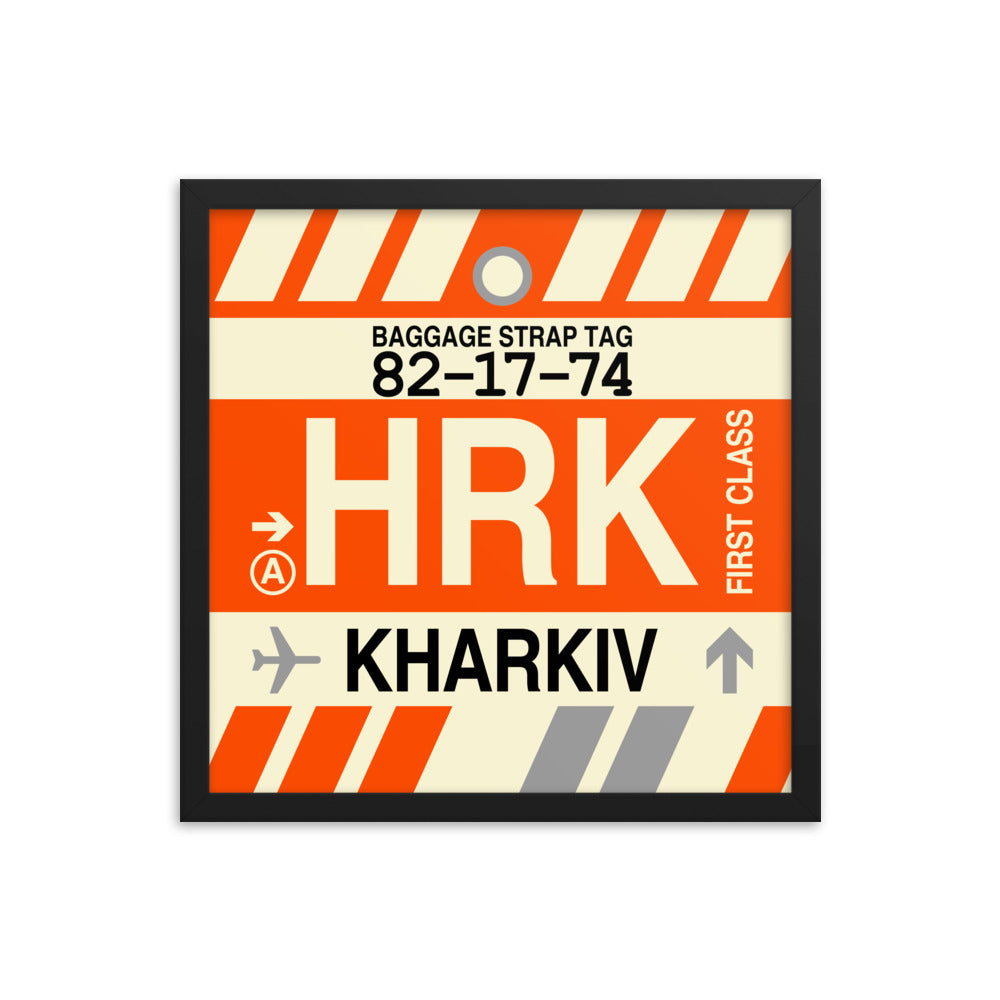 Travel-Themed Framed Print • HRK Kharkiv Souvenir • YHM Designs - Image 04