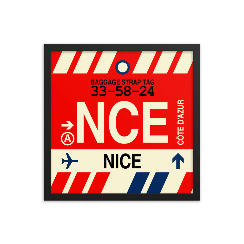 Travel-Themed Framed Print • NCE Nice • YHM Designs - Image 04