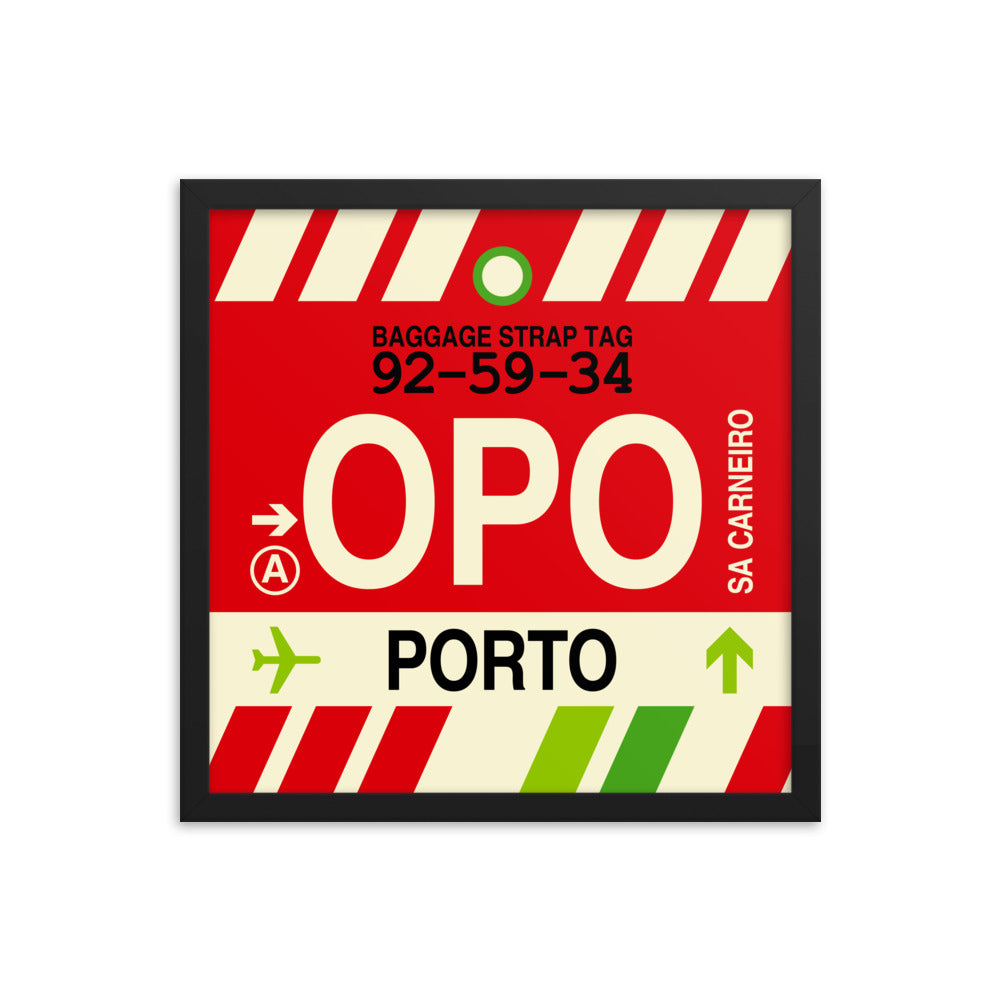 Travel-Themed Framed Print • OPO Porto Souvenir • YHM Designs - Image 04