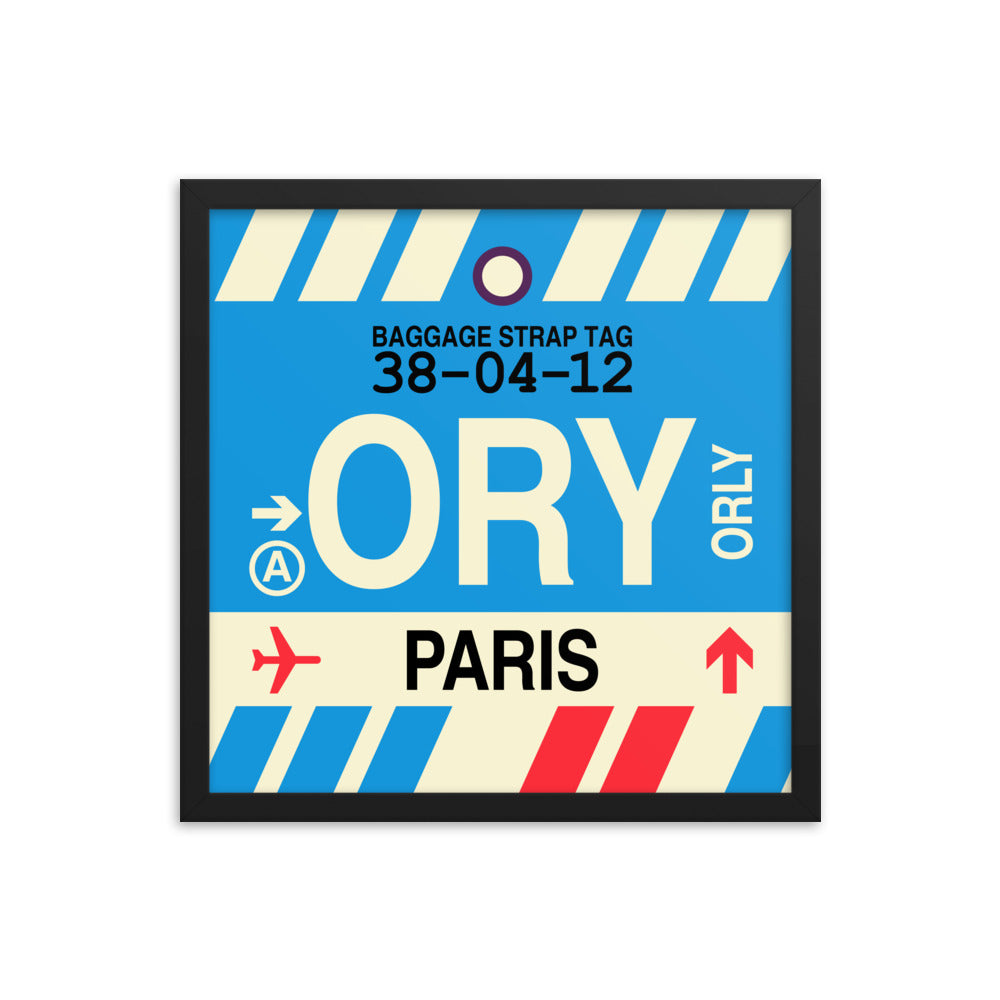 Travel-Themed Framed Print • ORY Paris Souvenir • YHM Designs - Image 04
