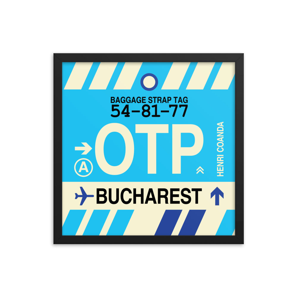 Travel-Themed Framed Print • OTP Bucharest Souvenir • YHM Designs - Image 04