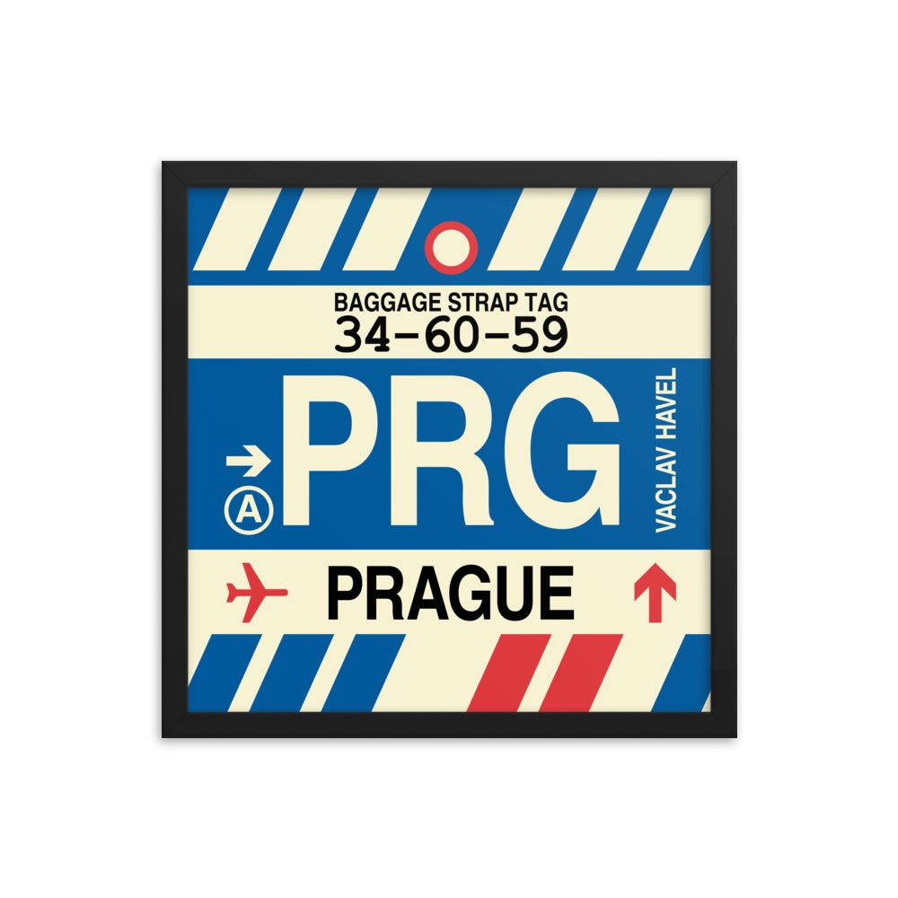 Travel-Themed Framed Print • PRG Prague Souvenir • YHM Designs - Image 04