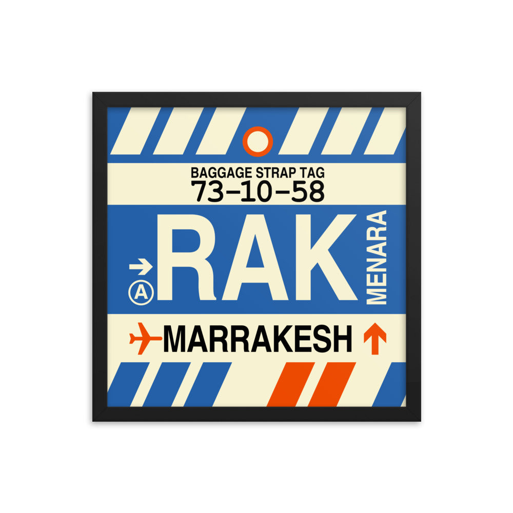 Travel-Themed Framed Print • RAK Marrakesh • YHM Designs - Image 04