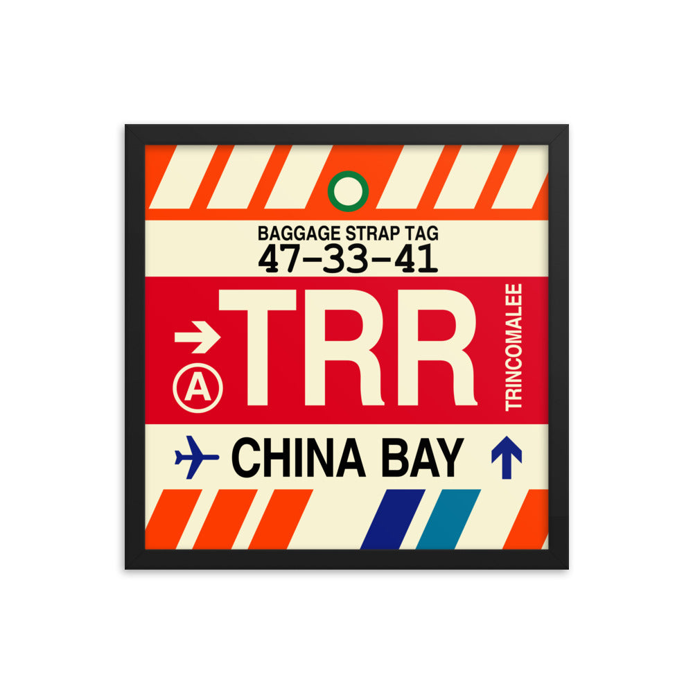 Travel-Themed Framed Print • TRR China Bay Souvenir • YHM Designs - Image 04