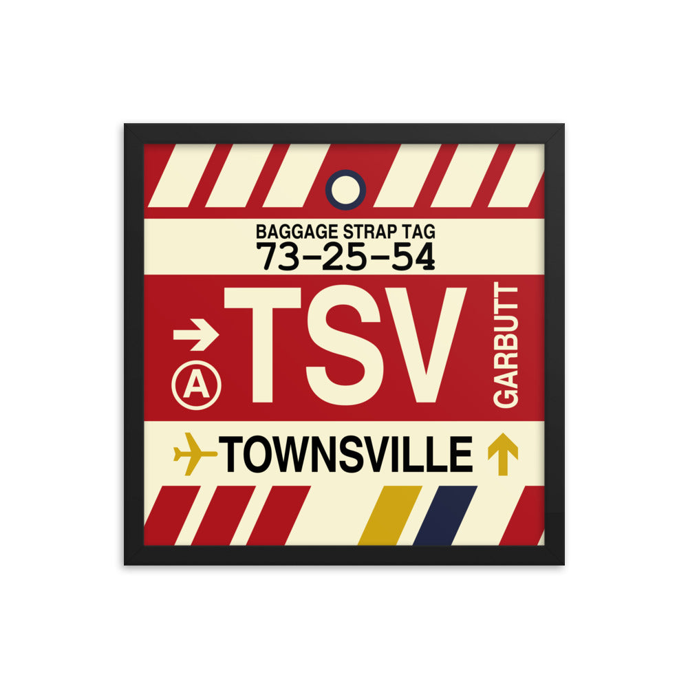 Travel-Themed Framed Print • TSV Townsville • YHM Designs - Image 04