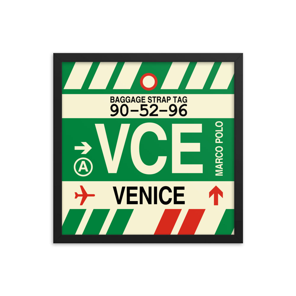 Travel-Themed Framed Print • VCE Venice Souvenir • YHM Designs - Image 04