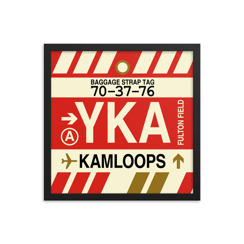 Travel-Themed Framed Print • YKA Kamloops • YHM Designs - Image 04