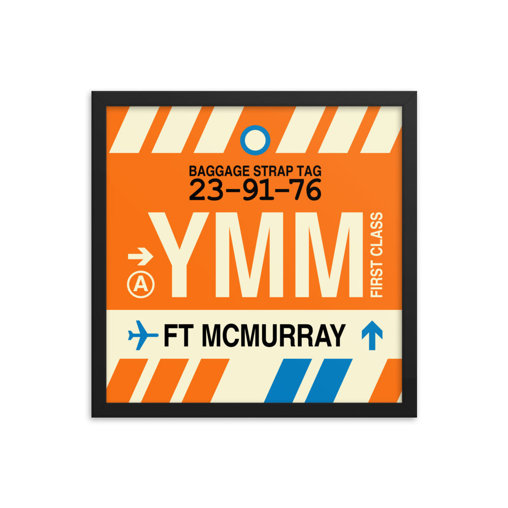 Travel-Themed Framed Print • YMM Fort McMurray • YHM Designs - Image 04