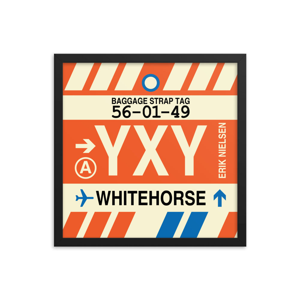 Travel-Themed Framed Print • YXY Whitehorse • YHM Designs - Image 04