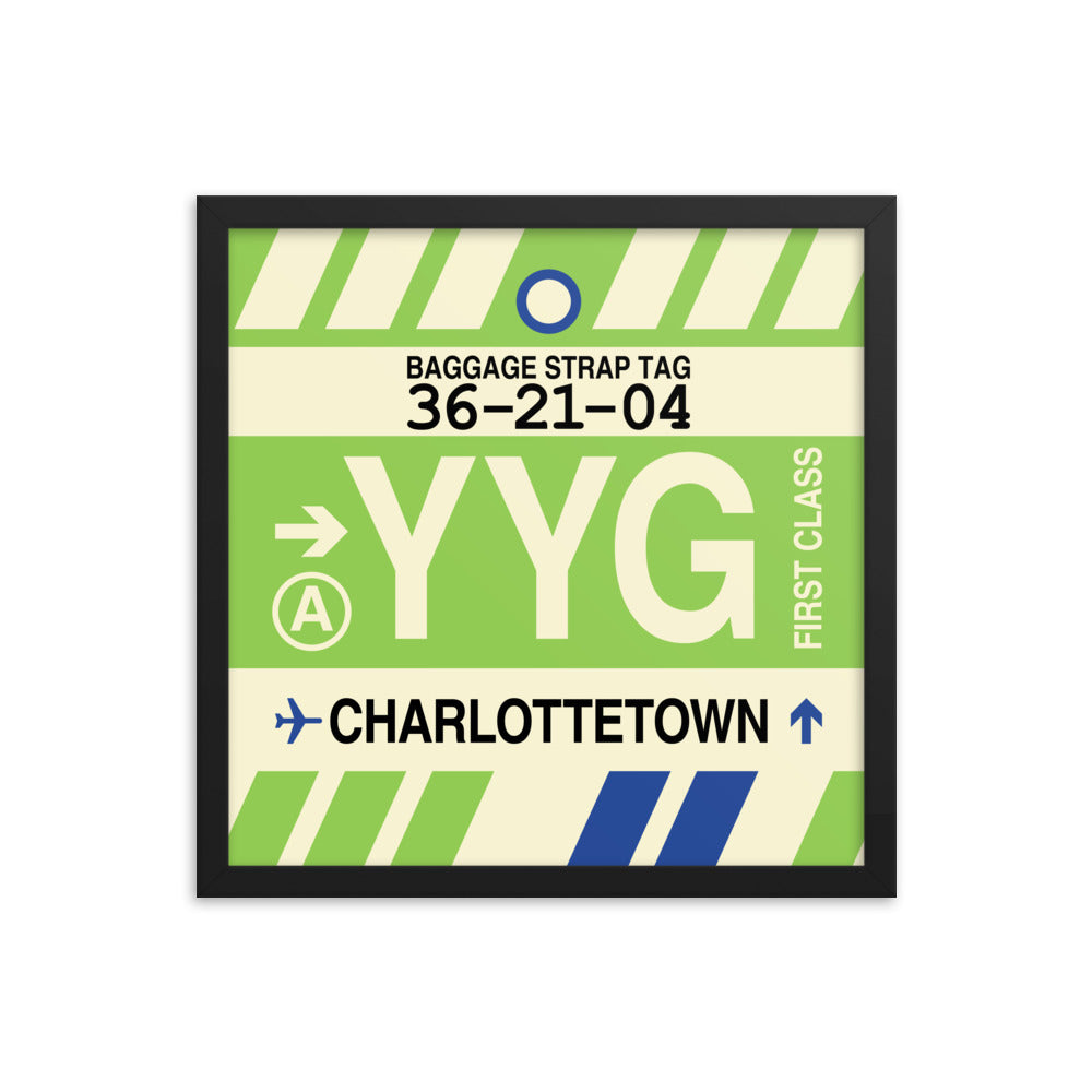 Travel-Themed Framed Print • YYG Charlottetown • YHM Designs - Image 04