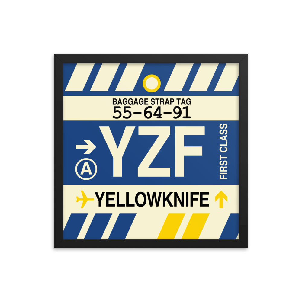 Travel-Themed Framed Print • YZF Yellowknife • YHM Designs - Image 04
