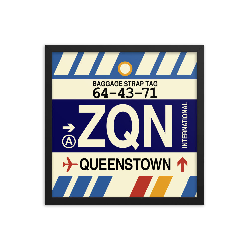 Travel-Themed Framed Print • ZQN Queenstown Souvenir • YHM Designs - Image 04