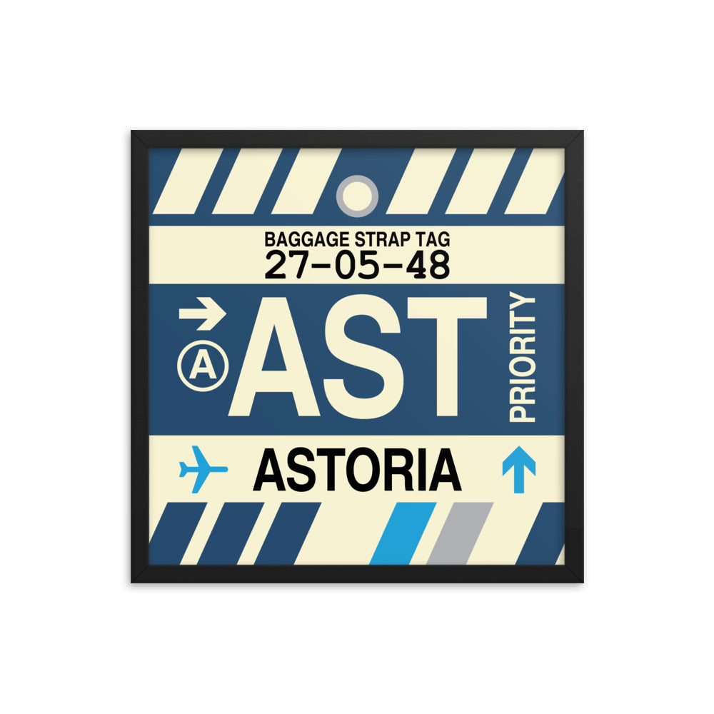Travel-Themed Framed Print • AST Astoria Souvenir • YHM Designs - Image 05