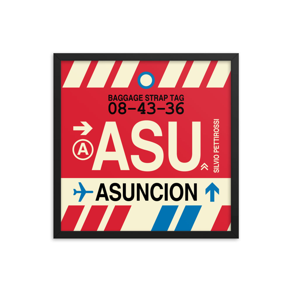 Travel-Themed Framed Print • ASU Asuncion • YHM Designs - Image 05