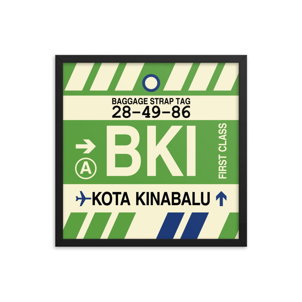 Travel-Themed Framed Print • BKI Kota Kinabalu • YHM Designs - Image 05