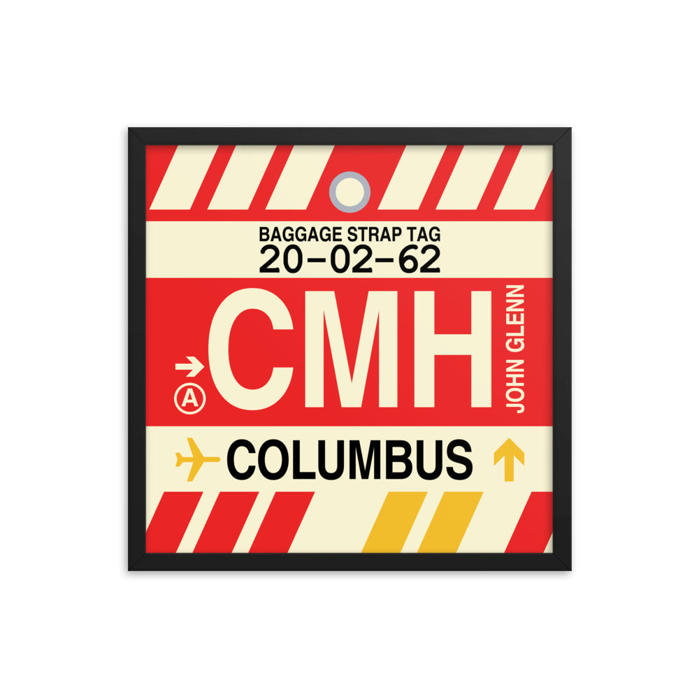 Travel-Themed Framed Print • CMH Columbus Souvenir • YHM Designs - Image 05