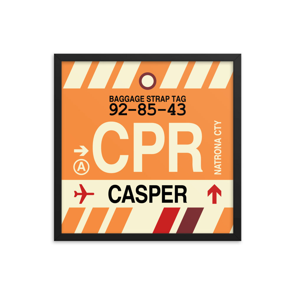 Travel-Themed Framed Print • CPR Casper Souvenir • YHM Designs - Image 05