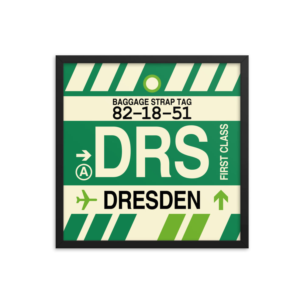 Travel-Themed Framed Print • DRS Dresden Souvenir • YHM Designs - Image 05