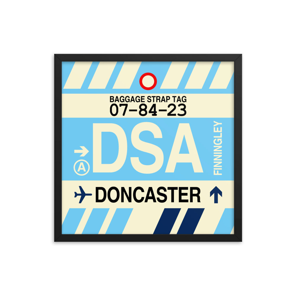 Travel-Themed Framed Print • DSA Doncaster Souvenir • YHM Designs - Image 05