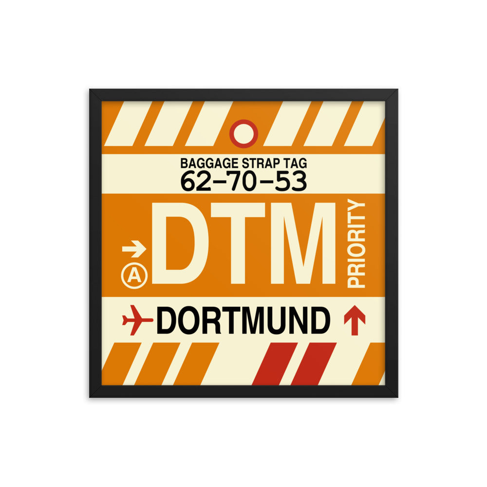 Travel-Themed Framed Print • DTM Dortmund Souvenir • YHM Designs - Image 05