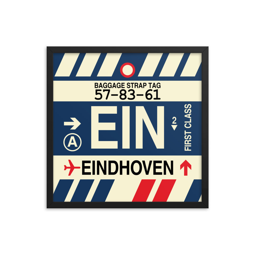 Travel-Themed Framed Print • EIN Eindhoven Souvenir • YHM Designs - Image 05