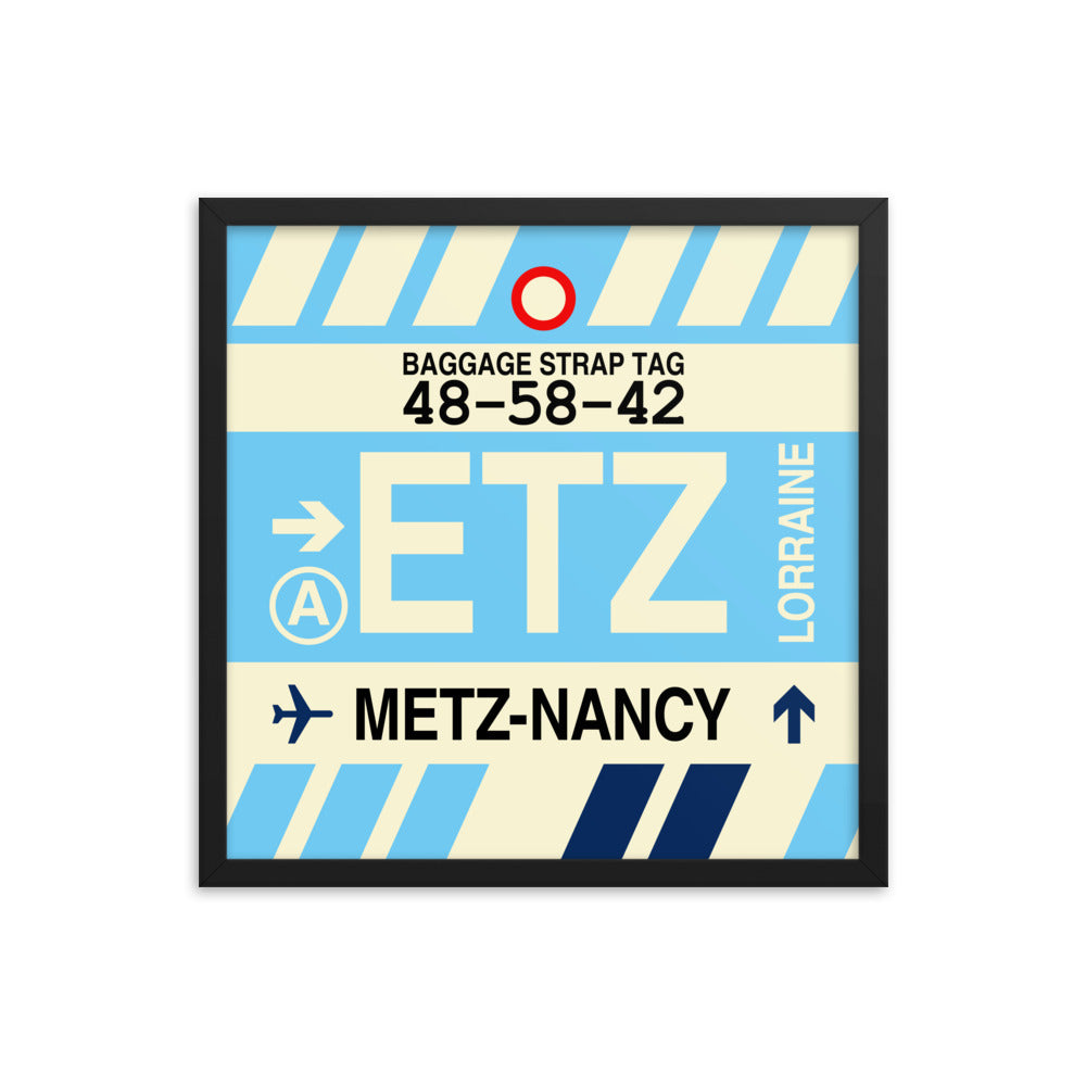 Travel-Themed Framed Print • ETZ Metz-Nancy-Lorraine • YHM Designs - Image 05