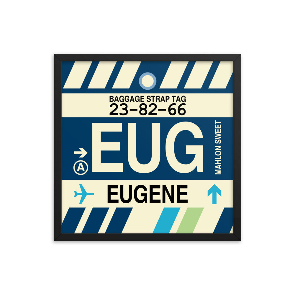 Travel-Themed Framed Print • EUG Eugene Souvenir • YHM Designs - Image 05