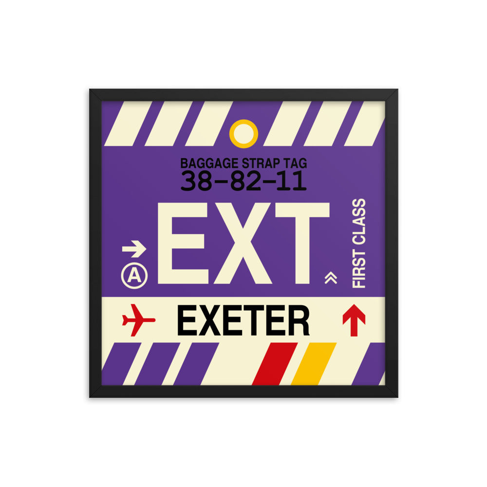 Travel-Themed Framed Print • EXT Exeter Souvenir • YHM Designs - Image 05
