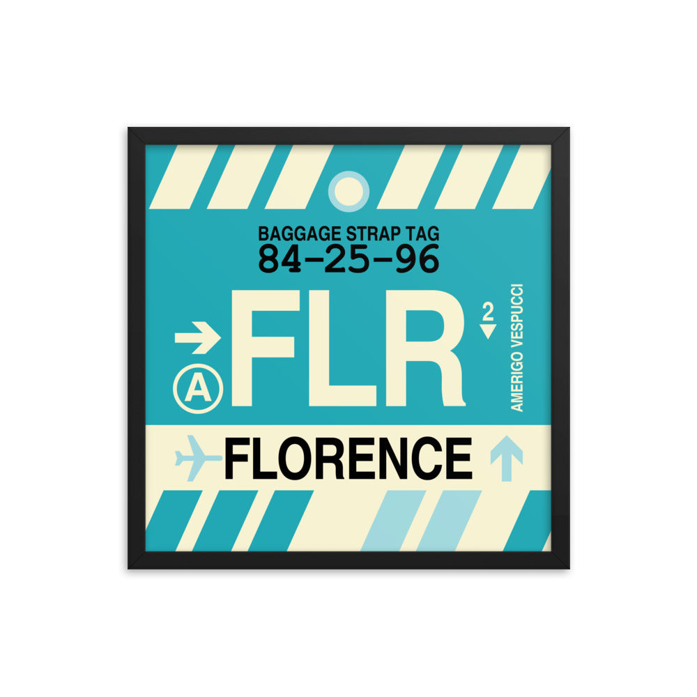 Travel-Themed Framed Print • FLR Florence Souvenir • YHM Designs - Image 05