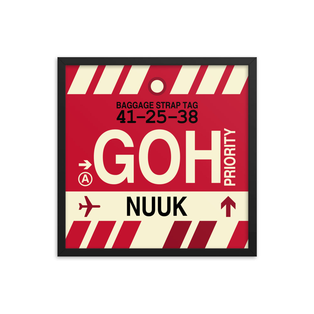 Travel-Themed Framed Print • GOH Nuuk Souvenir • YHM Designs - Image 05