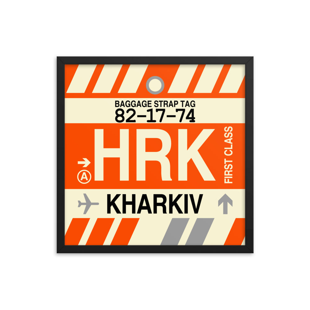 Travel-Themed Framed Print • HRK Kharkiv Souvenir • YHM Designs - Image 05