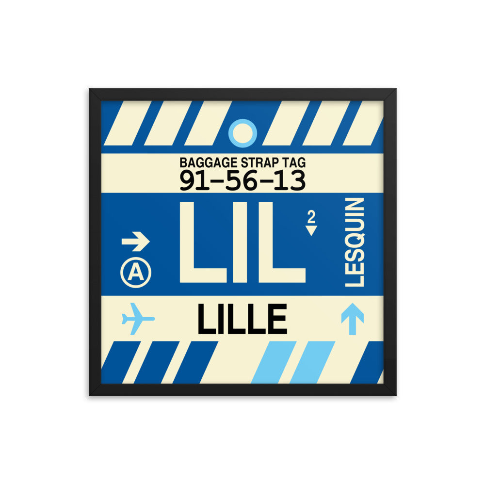 Travel-Themed Framed Print • LIL Lille • YHM Designs - Image 05