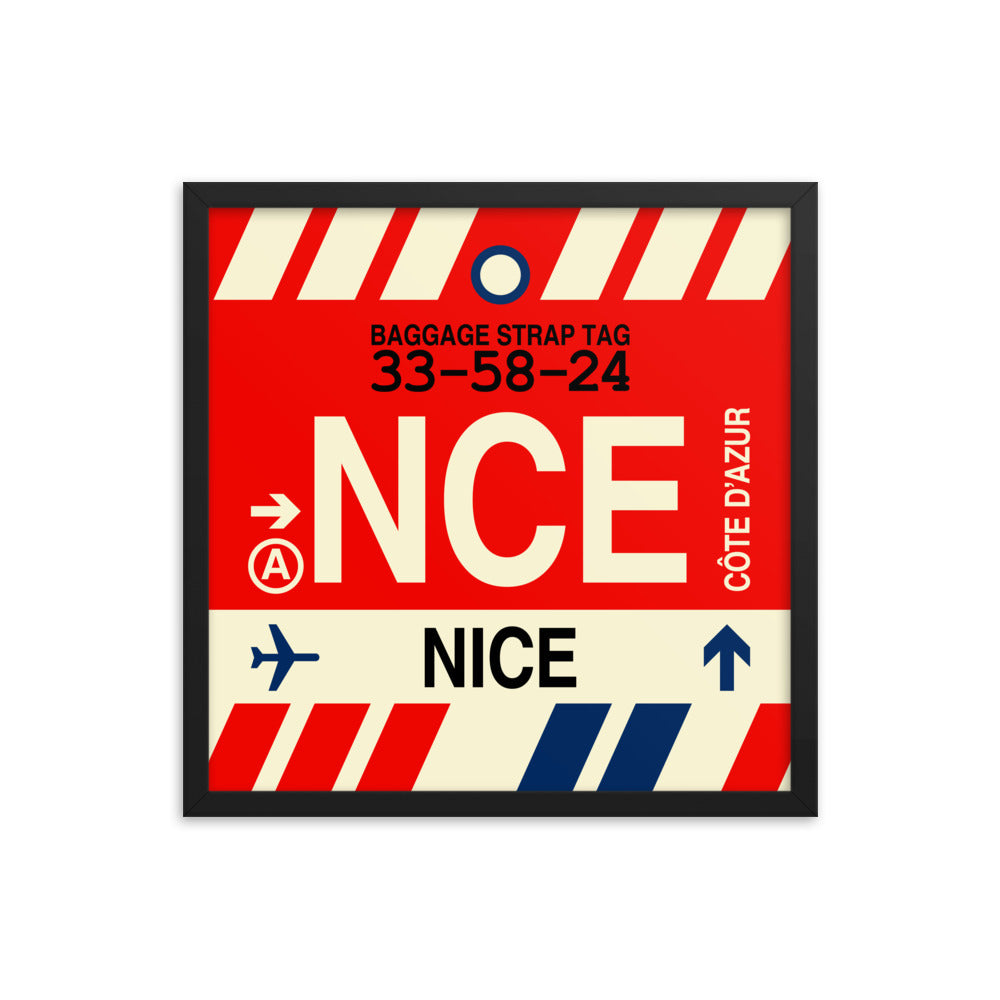 Travel-Themed Framed Print • NCE Nice • YHM Designs - Image 05