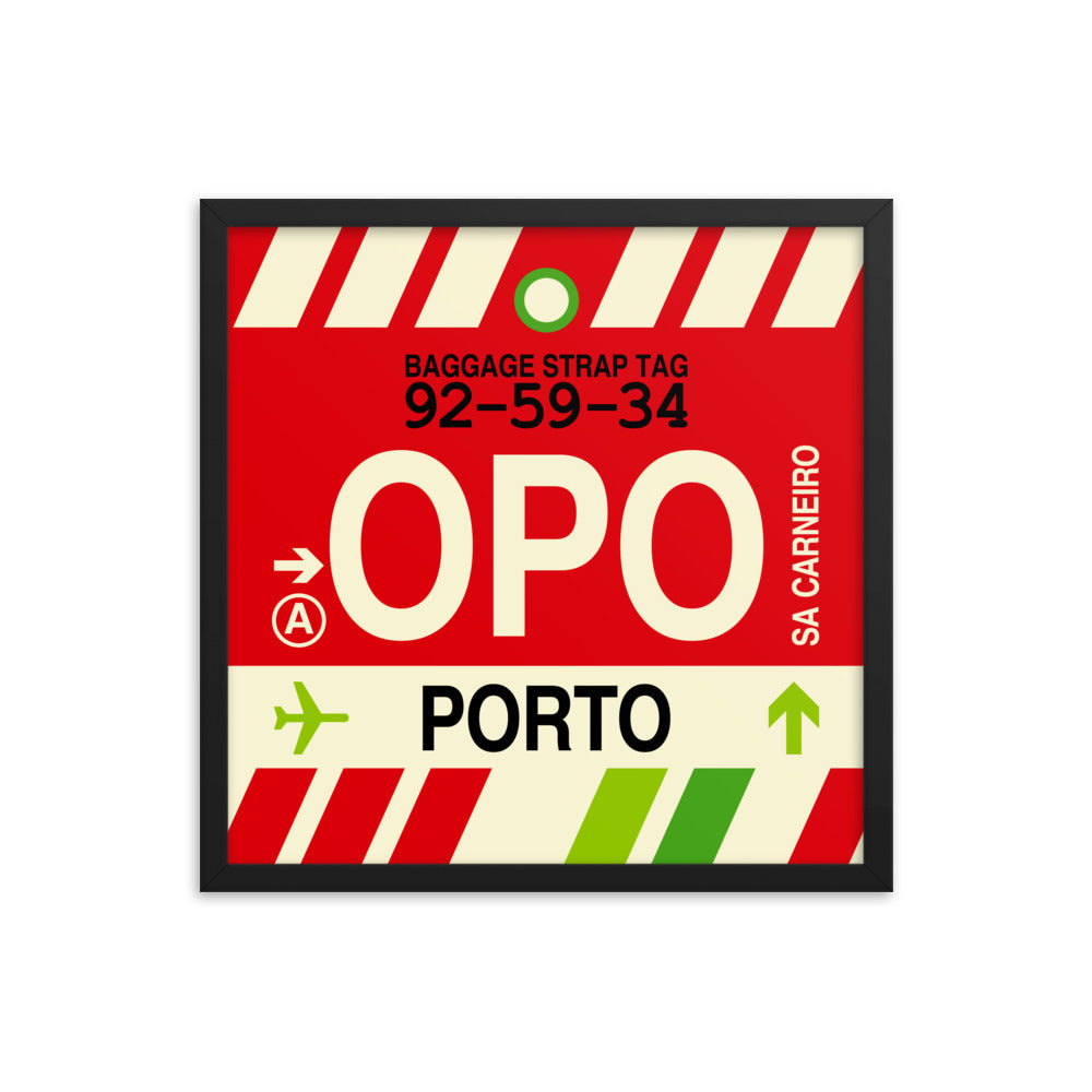 Travel-Themed Framed Print • OPO Porto Souvenir • YHM Designs - Image 05