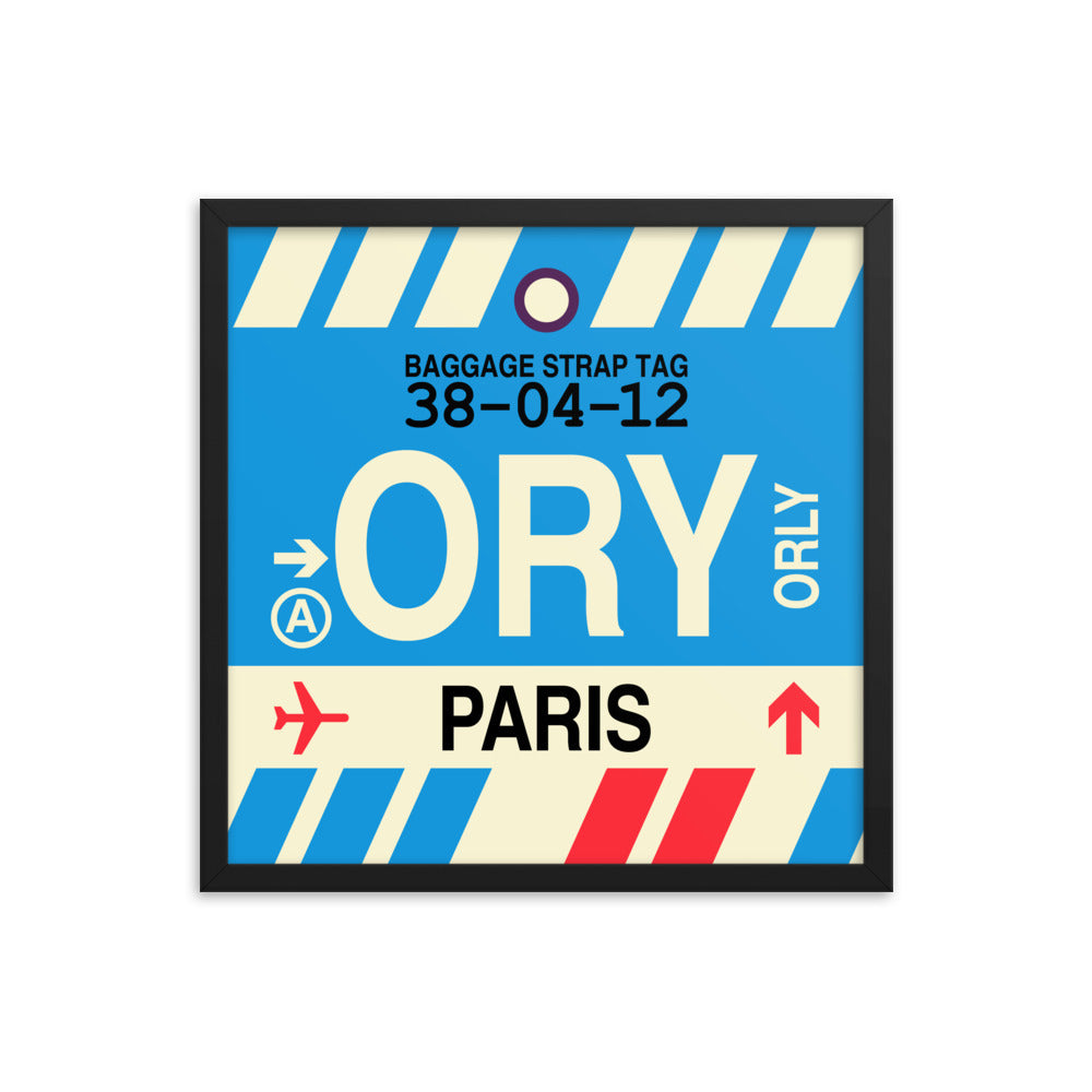 Travel-Themed Framed Print • ORY Paris Souvenir • YHM Designs - Image 05
