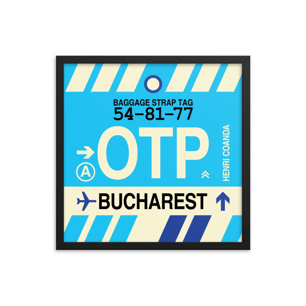 Travel-Themed Framed Print • OTP Bucharest Souvenir • YHM Designs - Image 05