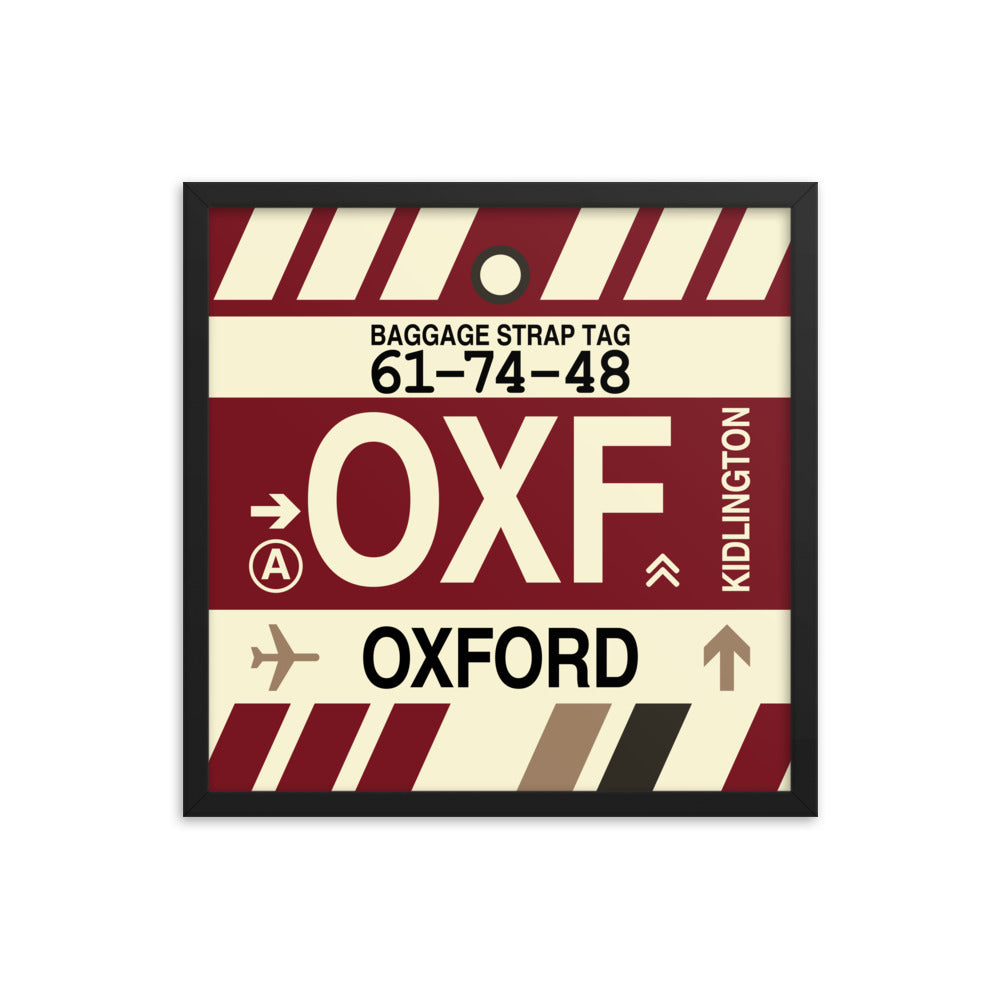 Travel-Themed Framed Print • OXF Oxford Souvenir • YHM Designs - Image 05