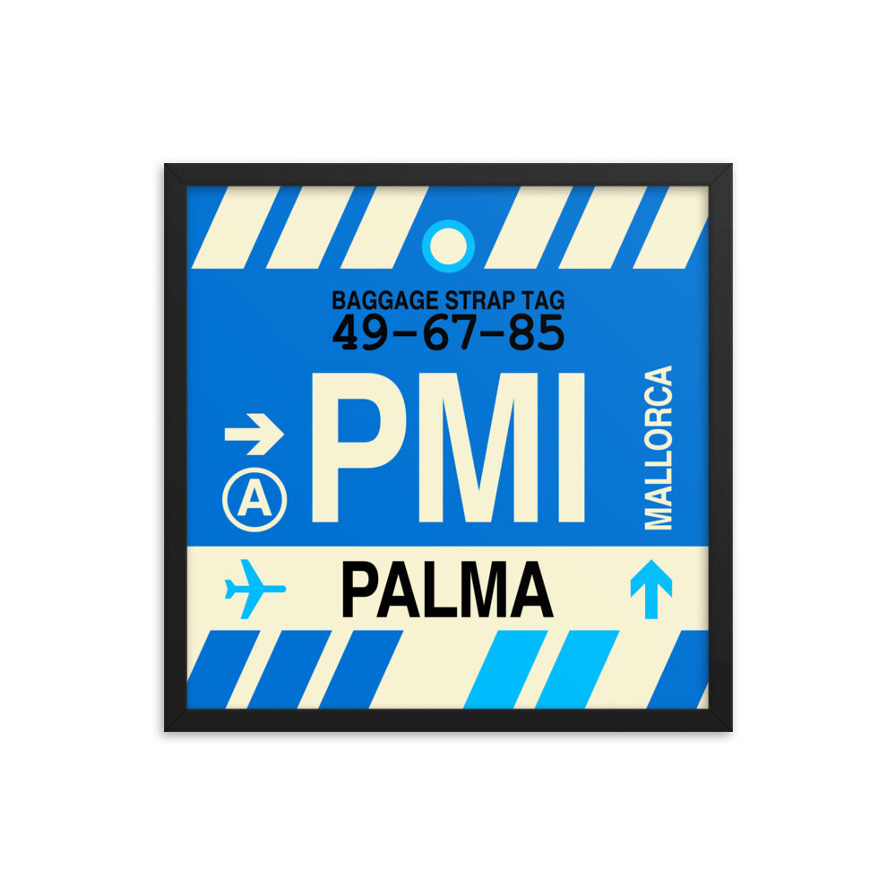 Travel-Themed Framed Print • PMI Palma de Mallorca Souvenir • YHM Designs - Image 05
