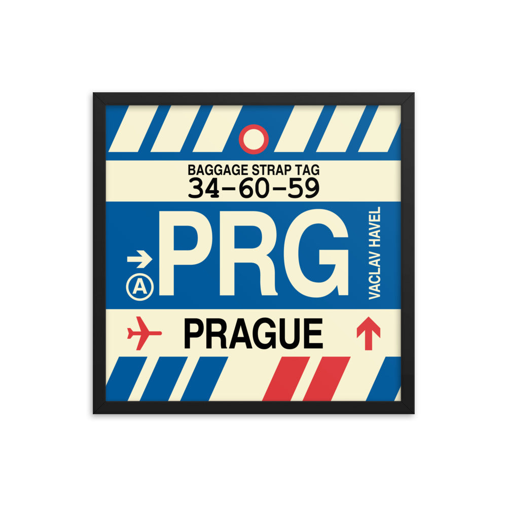 Travel-Themed Framed Print • PRG Prague Souvenir • YHM Designs - Image 05