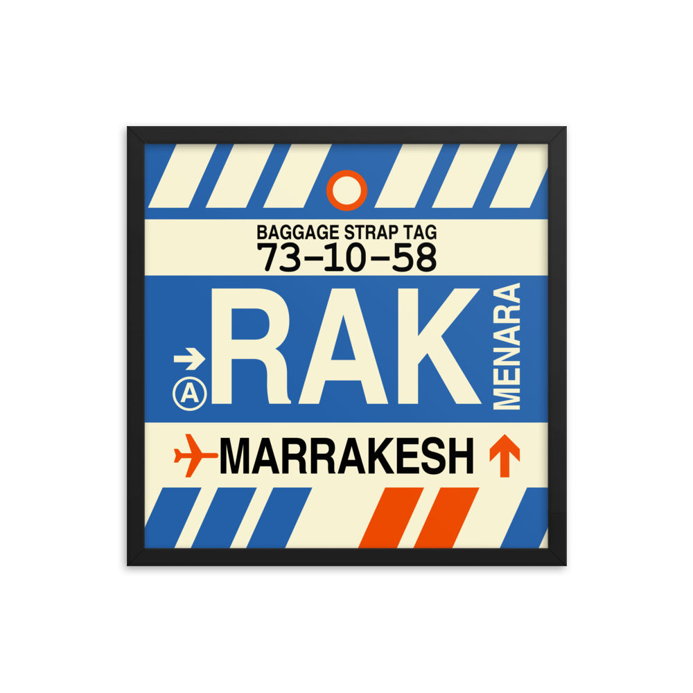 Travel-Themed Framed Print • RAK Marrakesh Souvenir • YHM Designs - Image 05
